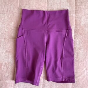 Lululemon Athletica Women's Magenta Bike Shorts